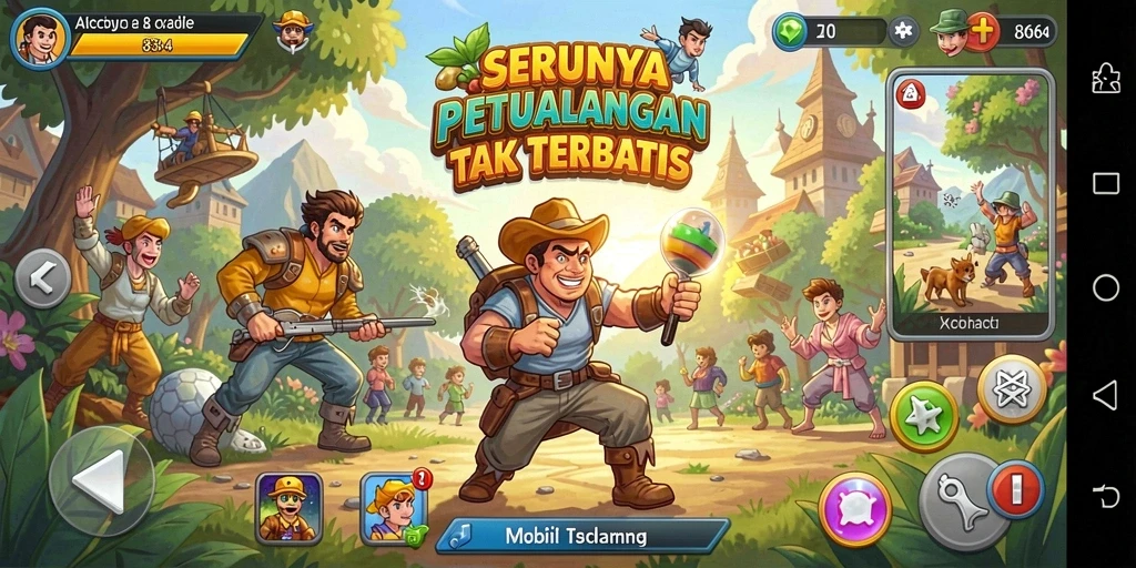 Screenshot menampilkan gameplay seru dari 8364 dengan aksi penuh tantangan.