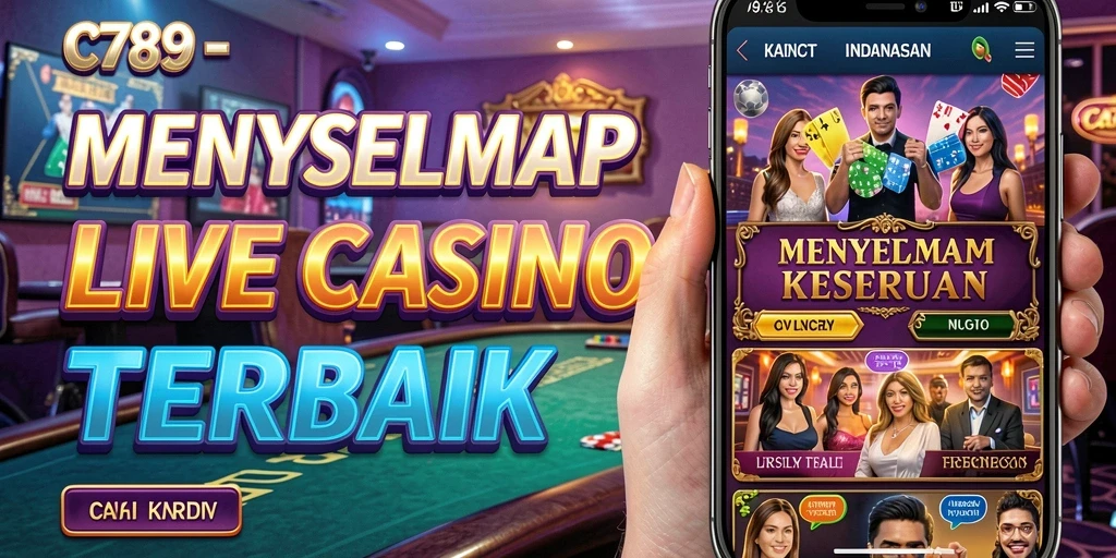 Screenshot C789 menampilkan dealer langsung dan gameplay yang mendebarkan.