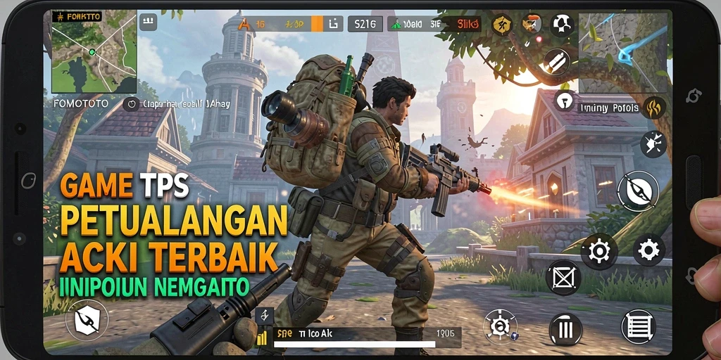 Gameplay FOMOTOTO yang menegangkan dan menarik dalam bentuk visual.