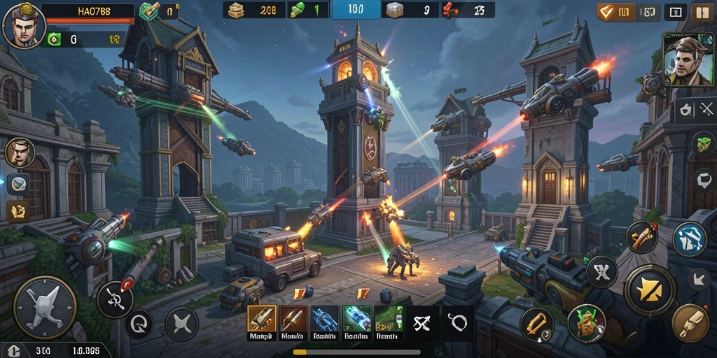 Gameplay HAO788 yang seru dalam Tower Defense.