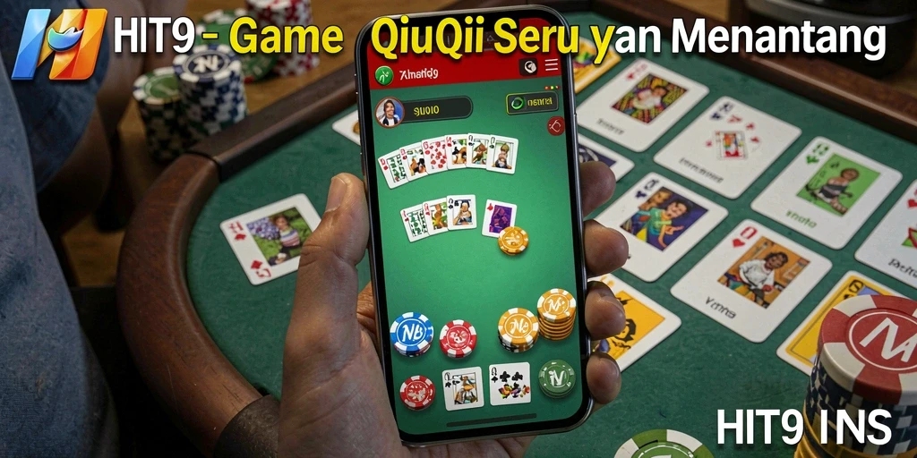 Tampilan gameplay seru dalam HIT9 saat bermain QiuQiu.