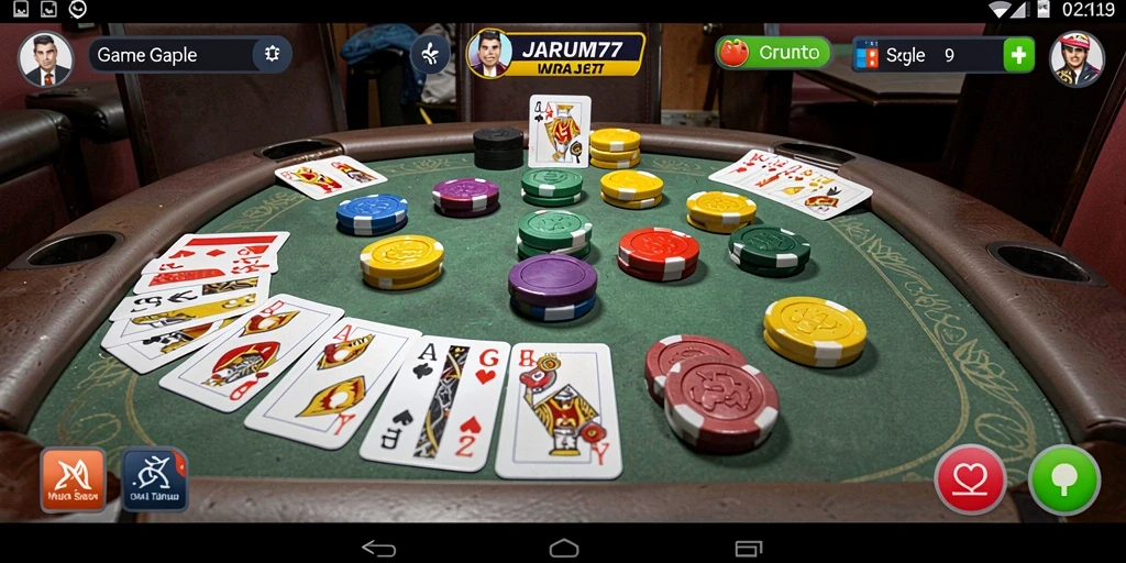 Tampilan gameplay JARUM77 yang seru dan interaktif
