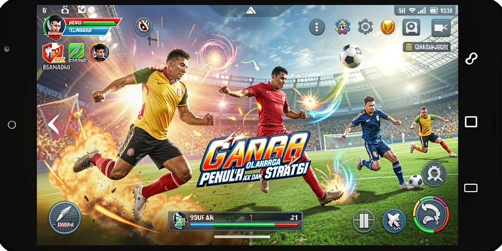 Tampilan aksi seru dalam JUARAGO saat pertandingan olahraga.