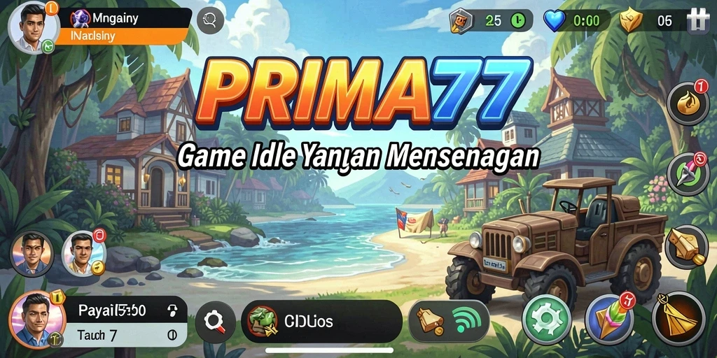 Screenshot gameplay PRIMA77 yang menunjukkan momen menyenangkan dalam permainan Idle.