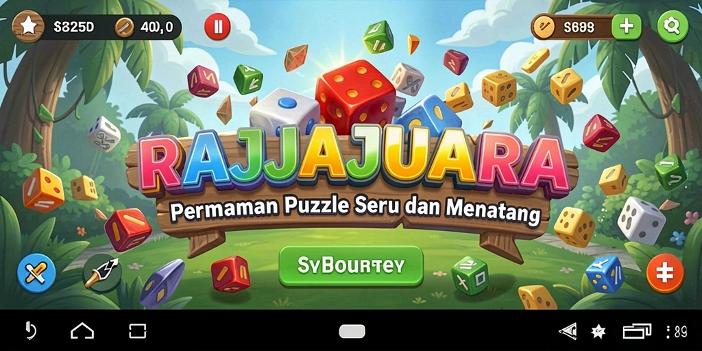 Tampilan keren gameplay RAJAJUARA yang menantang.