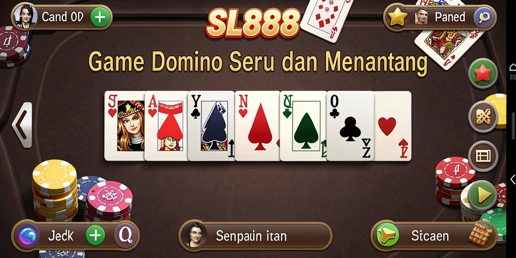 Tampilan gameplay SL888 yang menarik dan mengasyikkan di dunia Domino.
