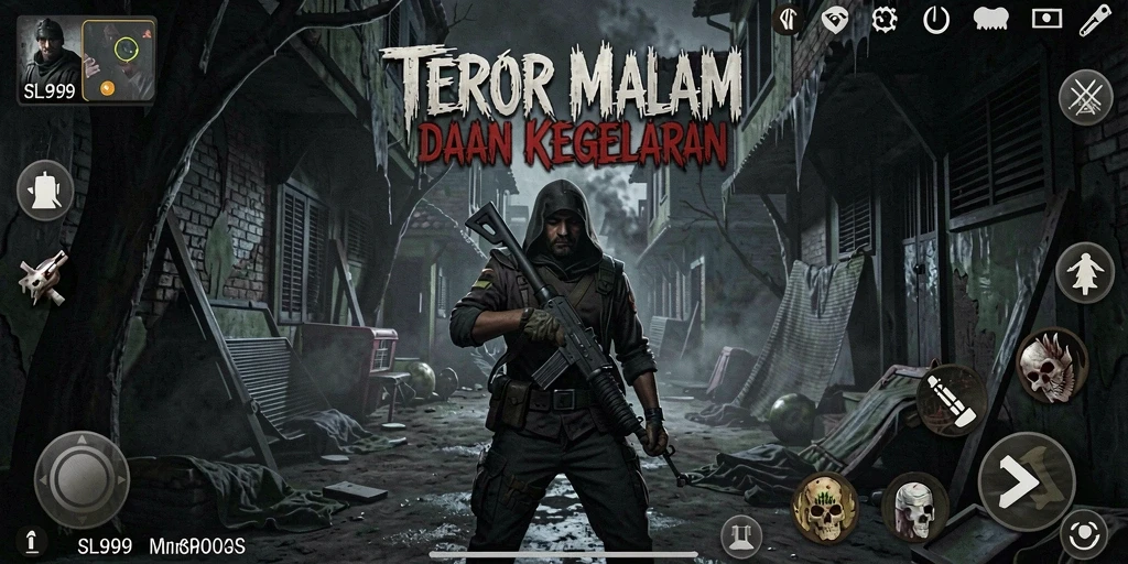 Tampilan gameplay menakutkan dari SL999 yang penuh ketegangan.