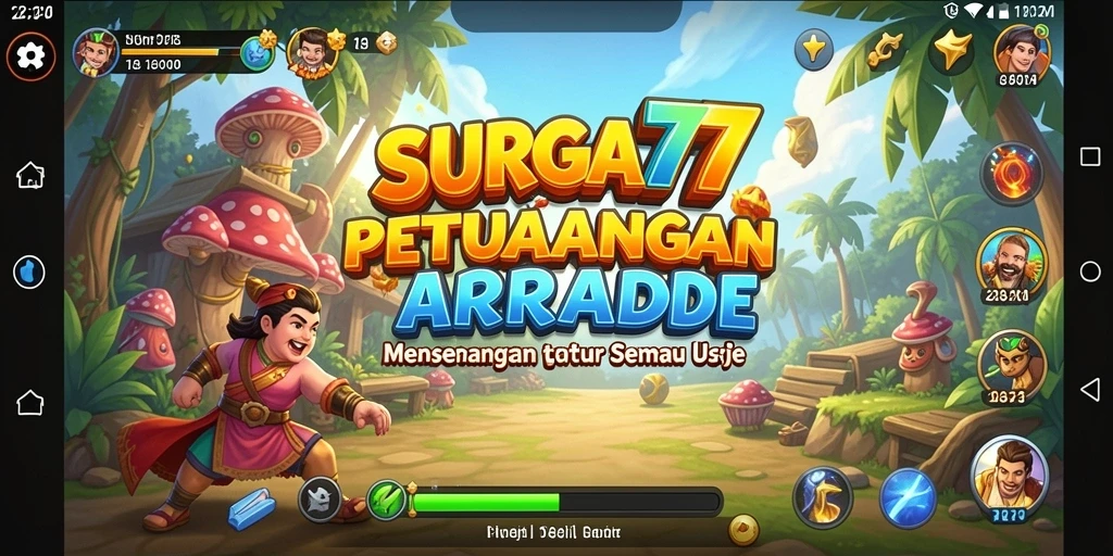 Tampilan gameplay seru dan menantang dari SURGA77.